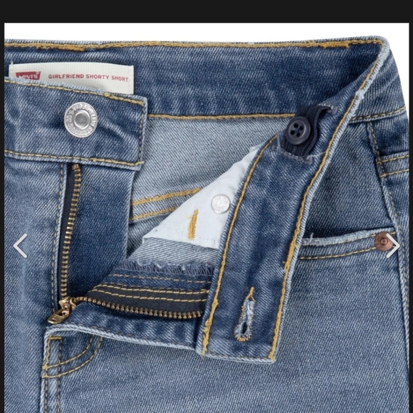 Levis Shorts - Denim - Girlfriend - Keep the Change youth Size 12 - Picture 9 of 13